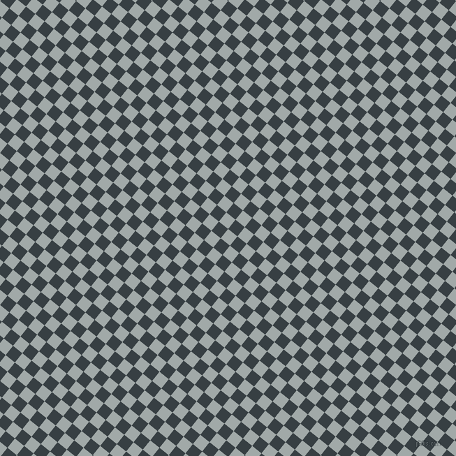 51/141 degree angle diagonal checkered chequered squares checker pattern checkers background, 17 pixel square size, , Hit Grey and Mirage checkers chequered checkered squares seamless tileable