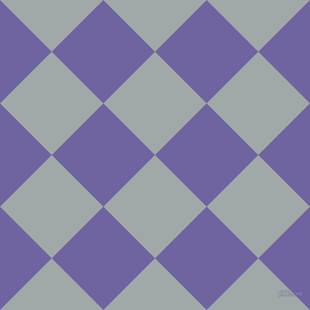 45/135 degree angle diagonal checkered chequered squares checker pattern checkers background, 106 pixel square size, , Hit Grey and Scampi checkers chequered checkered squares seamless tileable