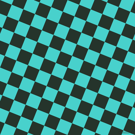 68/158 degree angle diagonal checkered chequered squares checker pattern checkers background, 41 pixel square size, , Holly and Medium Turquoise checkers chequered checkered squares seamless tileable