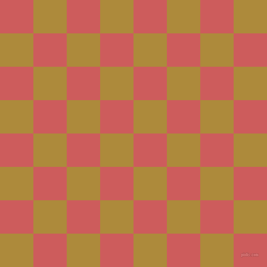 checkered chequered squares checkers background checker pattern, 68 pixel squares size, , Indian Red and Alpine checkers chequered checkered squares seamless tileable
