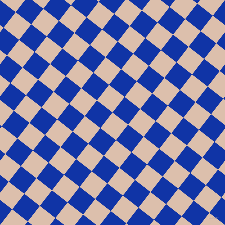 52/142 degree angle diagonal checkered chequered squares checker pattern checkers background, 66 pixel square size, , Just Right and Egyptian Blue checkers chequered checkered squares seamless tileable
