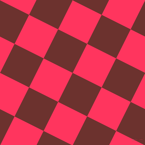 63/153 degree angle diagonal checkered chequered squares checker pattern checkers background, 111 pixel squares size, , Kenyan Copper and Radical Red checkers chequered checkered squares seamless tileable