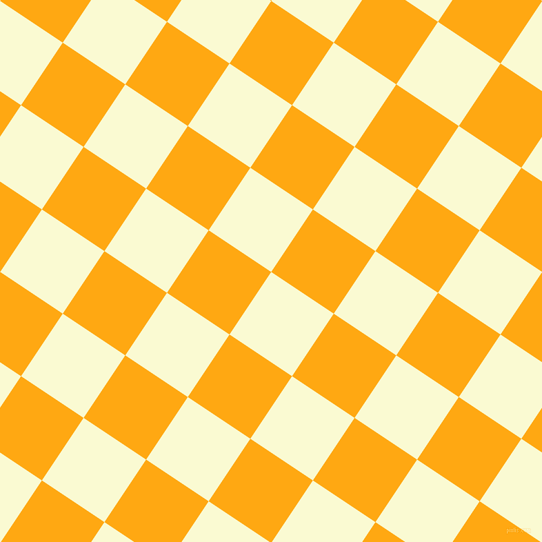 56/146 degree angle diagonal checkered chequered squares checker pattern checkers background, 109 pixel square size, , Light Goldenrod Yellow and Dark Tangerine checkers chequered checkered squares seamless tileable