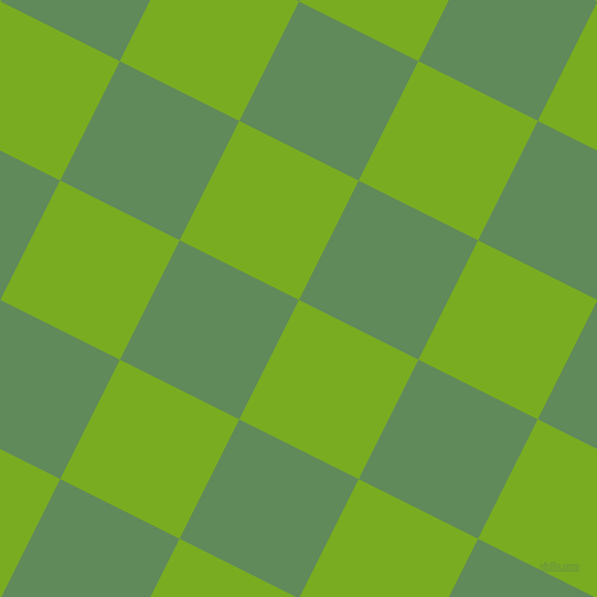 63/153 degree angle diagonal checkered chequered squares checker pattern checkers background, 121 pixel squares size, , Lima and Hippie Green checkers chequered checkered squares seamless tileable