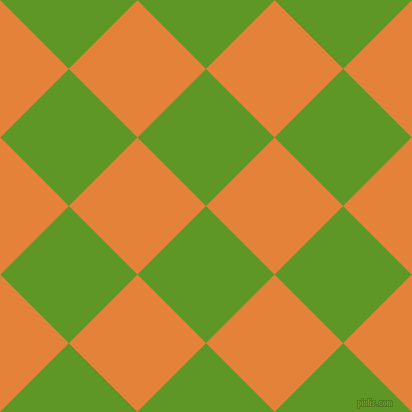 45/135 degree angle diagonal checkered chequered squares checker pattern checkers background, 97 pixel square size, , Limeade and West Side checkers chequered checkered squares seamless tileable