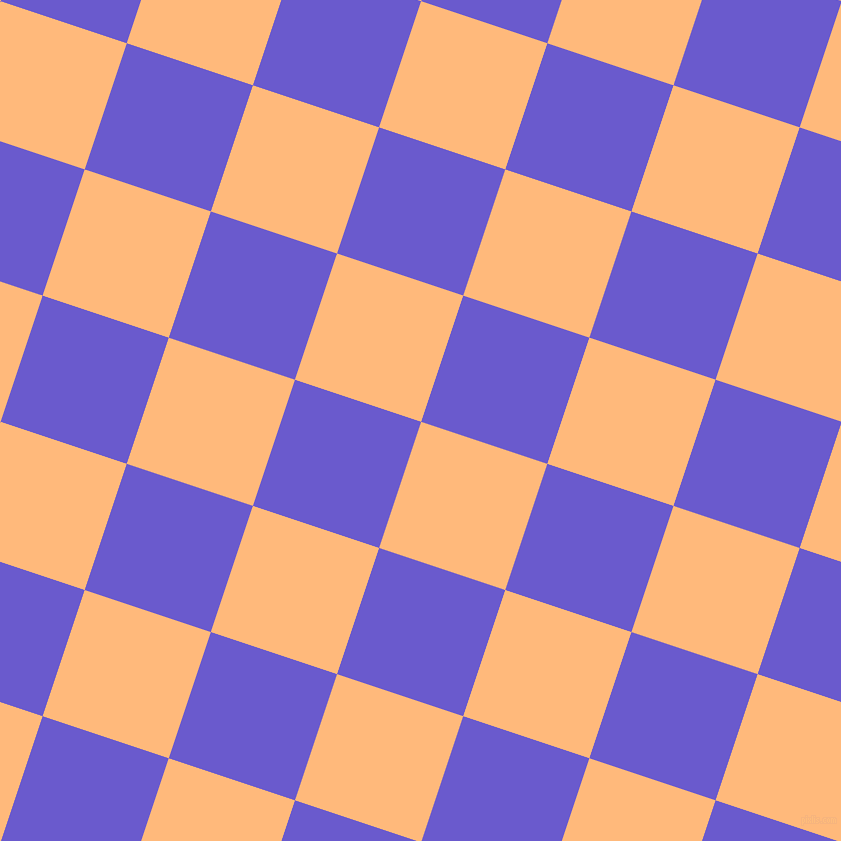 72/162 degree angle diagonal checkered chequered squares checker pattern checkers background, 133 pixel squares size, , Macaroni And Cheese and Slate Blue checkers chequered checkered squares seamless tileable
