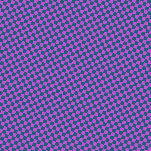 73/163 degree angle diagonal checkered chequered squares checker pattern checkers background, 12 pixel squares size, , Medium Orchid and Orient checkers chequered checkered squares seamless tileable