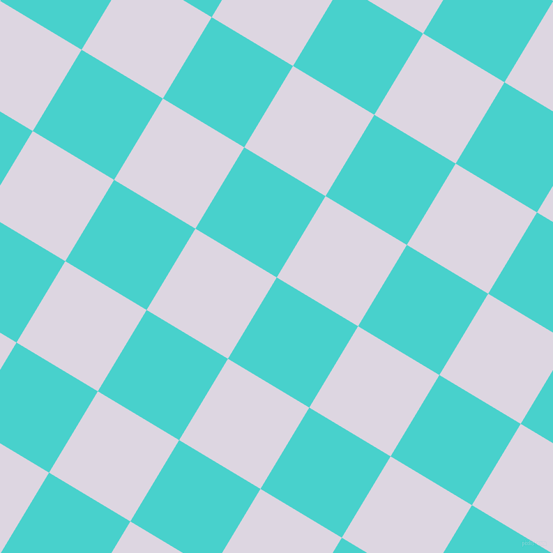 59/149 degree angle diagonal checkered chequered squares checker pattern checkers background, 136 pixel squares size, , Medium Turquoise and Titan White checkers chequered checkered squares seamless tileable