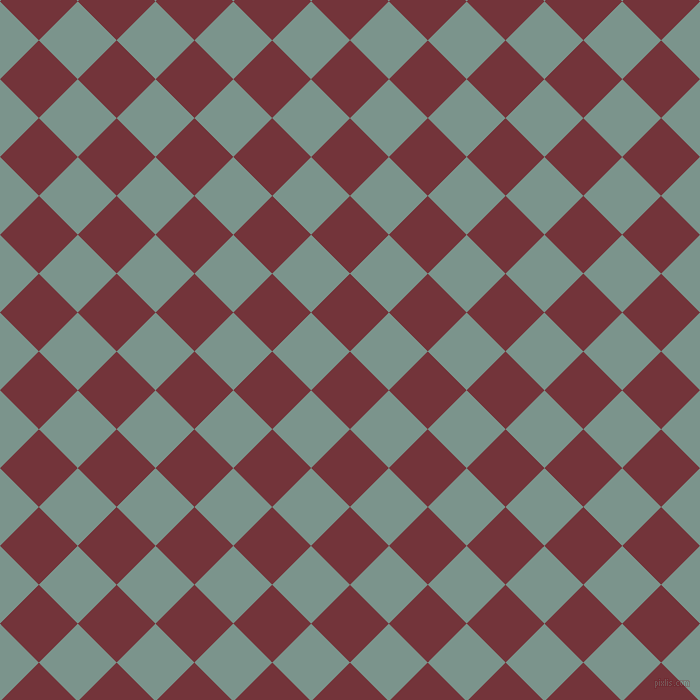 45/135 degree angle diagonal checkered chequered squares checker pattern checkers background, 55 pixel squares size, , Merlot and Granny Smith checkers chequered checkered squares seamless tileable