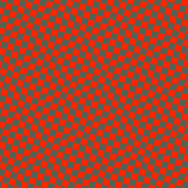 74/164 degree angle diagonal checkered chequered squares checker pattern checkers background, 26 pixel square size, , Mineral Green and Scarlet checkers chequered checkered squares seamless tileable