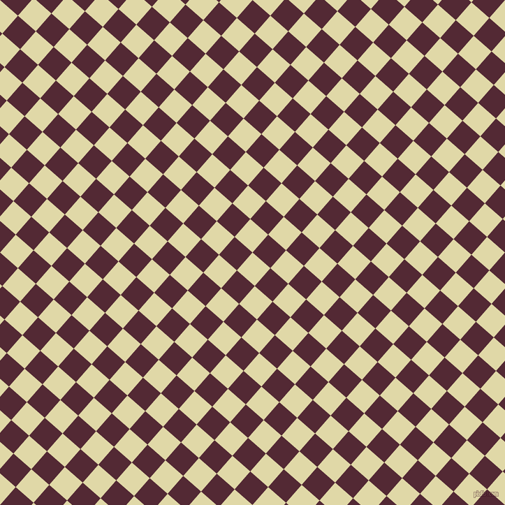 49/139 degree angle diagonal checkered chequered squares checker pattern checkers background, 34 pixel square size, , Mint Julep and Black Rose checkers chequered checkered squares seamless tileable
