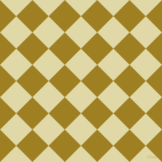 45/135 degree angle diagonal checkered chequered squares checker pattern checkers background, 78 pixel squares size, Mint Julep and Hacienda checkers chequered checkered squares seamless tileable