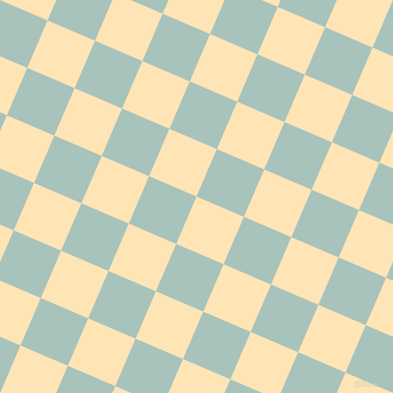 67/157 degree angle diagonal checkered chequered squares checker pattern checkers background, 74 pixel square size, , Moccasin and Opal checkers chequered checkered squares seamless tileable