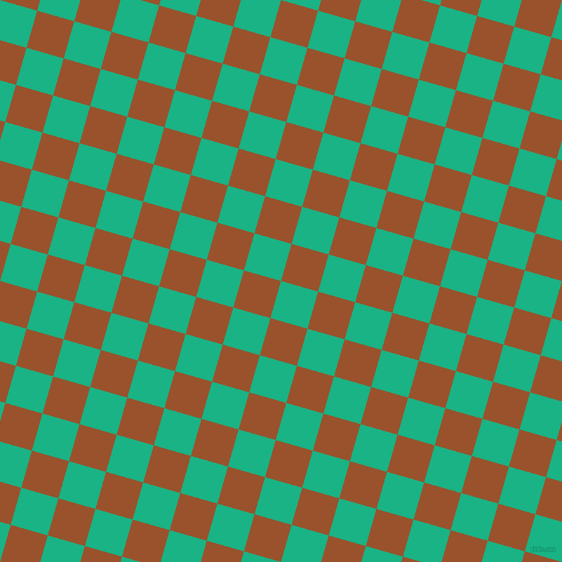 74/164 degree angle diagonal checkered chequered squares checker pattern checkers background, 55 pixel squares size, , Mountain Meadow and Hawaiian Tan checkers chequered checkered squares seamless tileable