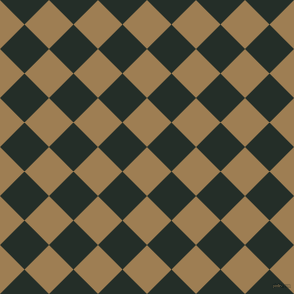 45/135 degree angle diagonal checkered chequered squares checker pattern checkers background, 68 pixel squares size, , Muesli and Midnight Moss checkers chequered checkered squares seamless tileable