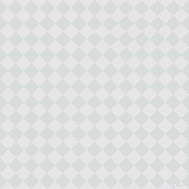 45/135 degree angle diagonal checkered chequered squares checker pattern checkers background, 37 pixel squares size, , Mystic and White Lilac checkers chequered checkered squares seamless tileable