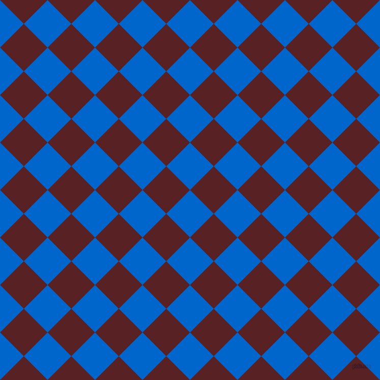45/135 degree angle diagonal checkered chequered squares checker pattern checkers background, 66 pixel squares size, , Navy Blue and Burnt Crimson checkers chequered checkered squares seamless tileable