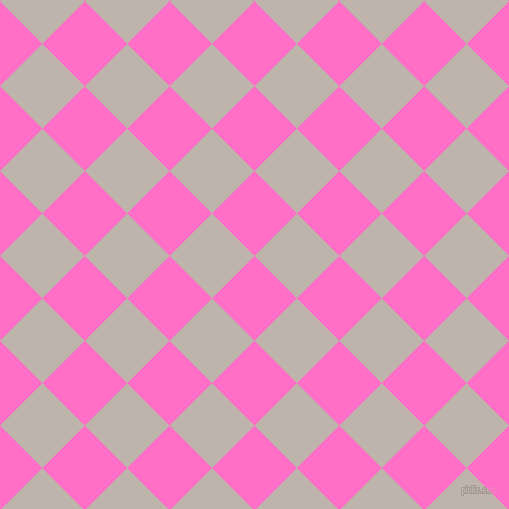 45/135 degree angle diagonal checkered chequered squares checker pattern checkers background, 60 pixel squares size, , Neon Pink and Tide checkers chequered checkered squares seamless tileable