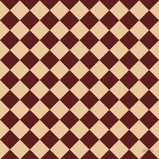 45/135 degree angle diagonal checkered chequered squares checker pattern checkers background, 45 pixel squares size, , New Tan and Red Oxide checkers chequered checkered squares seamless tileable
