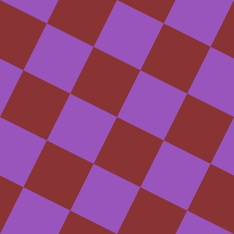 63/153 degree angle diagonal checkered chequered squares checker pattern checkers background, 173 pixel square size, , Old Brick and Deep Lilac checkers chequered checkered squares seamless tileable