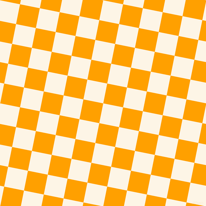 79/169 degree angle diagonal checkered chequered squares checker pattern checkers background, 67 pixel square size, , Old Lace and Orange Peel checkers chequered checkered squares seamless tileable