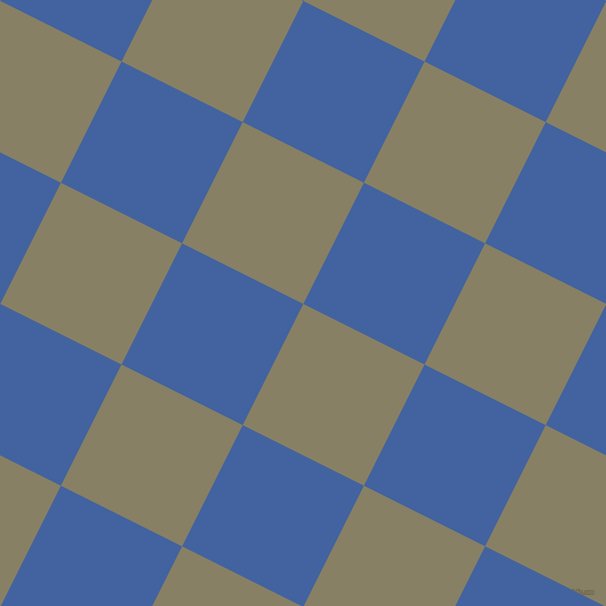 63/153 degree angle diagonal checkered chequered squares checker pattern checkers background, 197 pixel square size, , Olive Haze and Mariner checkers chequered checkered squares seamless tileable