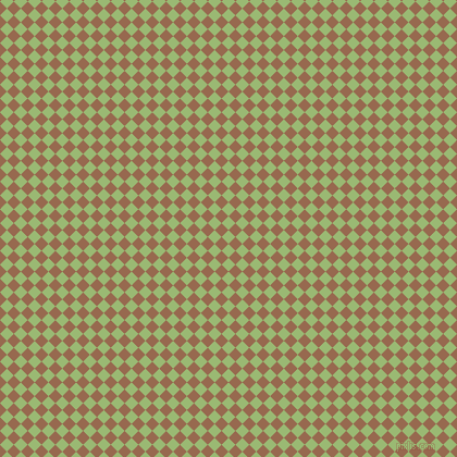45/135 degree angle diagonal checkered chequered squares checker pattern checkers background, 9 pixel square size, , Olivine and Dark Tan checkers chequered checkered squares seamless tileable