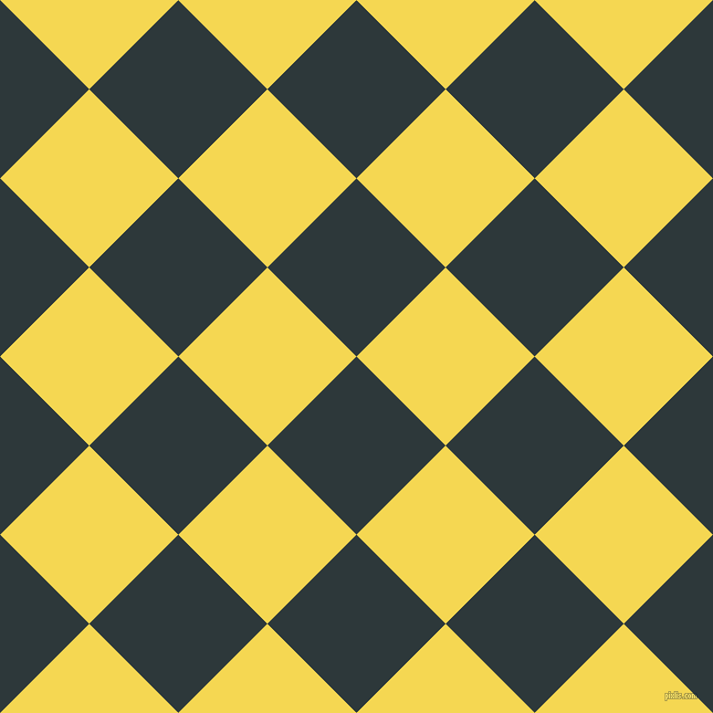 45/135 degree angle diagonal checkered chequered squares checker pattern checkers background, 138 pixel square size, , Outer Space and Energy Yellow checkers chequered checkered squares seamless tileable
