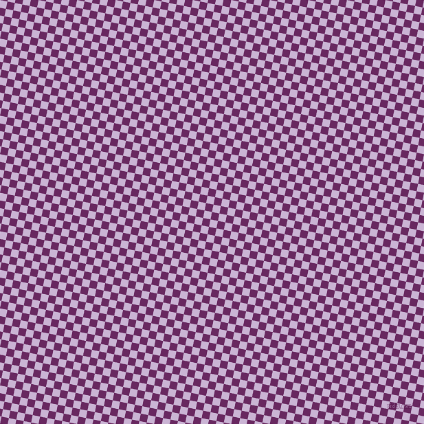 79/169 degree angle diagonal checkered chequered squares checker pattern checkers background, 11 pixel square size, , Palatinate Purple and Prelude checkers chequered checkered squares seamless tileable