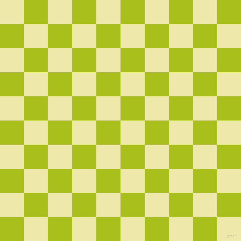 checkered chequered squares checkers background checker pattern, 95 pixel square size, , Pale Goldenrod and Bahia checkers chequered checkered squares seamless tileable