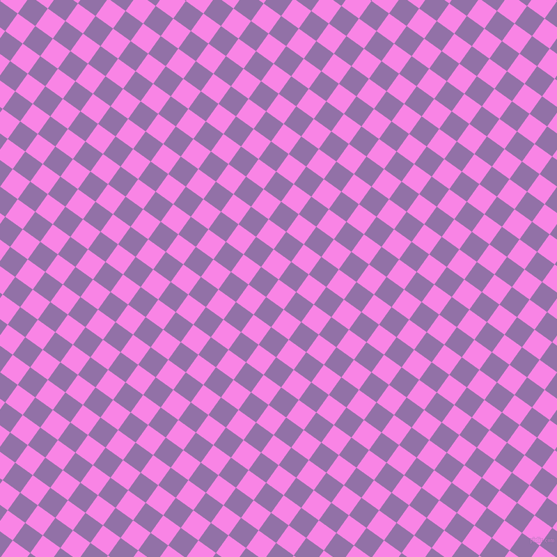54/144 degree angle diagonal checkered chequered squares checker pattern checkers background, 31 pixel square size, , Pale Magenta and Ce Soir checkers chequered checkered squares seamless tileable