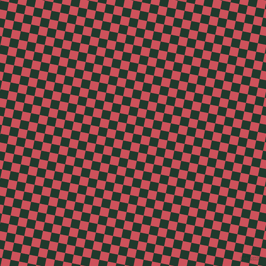 79/169 degree angle diagonal checkered chequered squares checker pattern checkers background, 17 pixel square size, , Palm Green and Mandy checkers chequered checkered squares seamless tileable