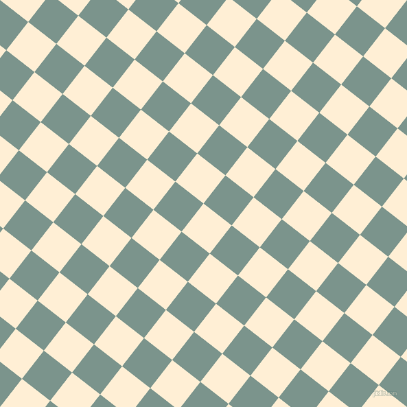 52/142 degree angle diagonal checkered chequered squares checker pattern checkers background, 52 pixel squares size, , Papaya Whip and Granny Smith checkers chequered checkered squares seamless tileable