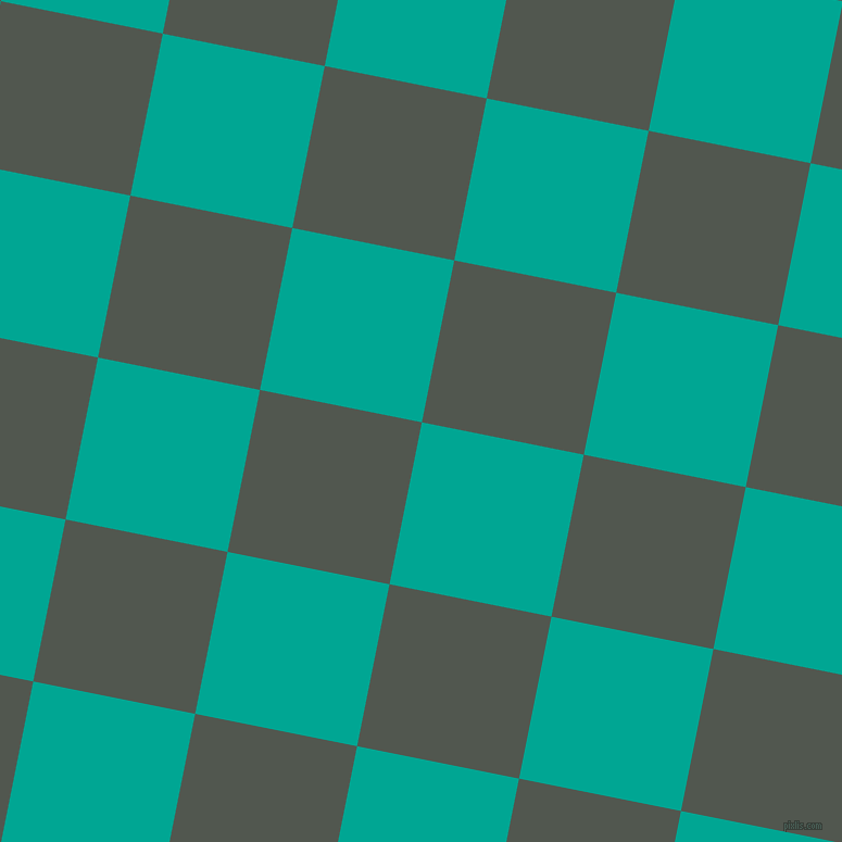 79/169 degree angle diagonal checkered chequered squares checker pattern checkers background, 152 pixel squares size, , Persian Green and Battleship Grey checkers chequered checkered squares seamless tileable