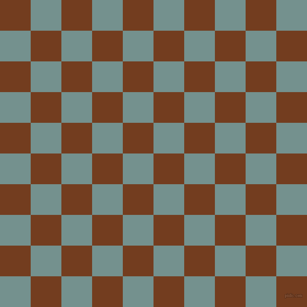 checkered chequered squares checkers background checker pattern, 62 pixel square size, Peru Tan and Juniper checkers chequered checkered squares seamless tileable