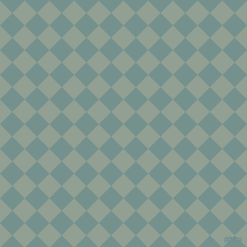 45/135 degree angle diagonal checkered chequered squares checker pattern checkers background, 36 pixel squares size, , Pewter and Juniper checkers chequered checkered squares seamless tileable