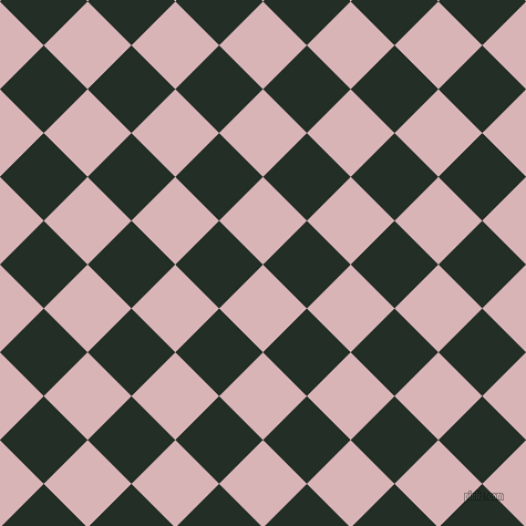 black and pink checkered