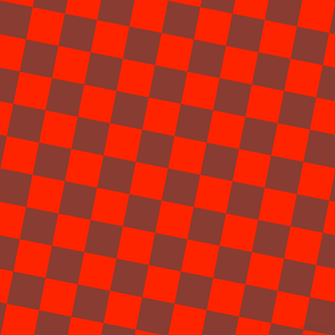 79/169 degree angle diagonal checkered chequered squares checker pattern checkers background, 47 pixel square size, , Prairie Sand and Scarlet checkers chequered checkered squares seamless tileable
