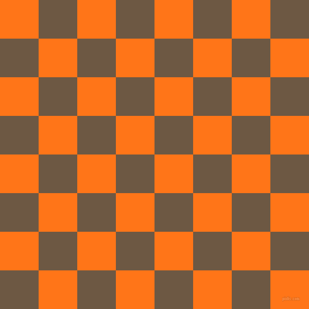 checkered chequered squares checkers background checker pattern, 79 pixel squares size, , Pumpkin and Tobacco Brown checkers chequered checkered squares seamless tileable