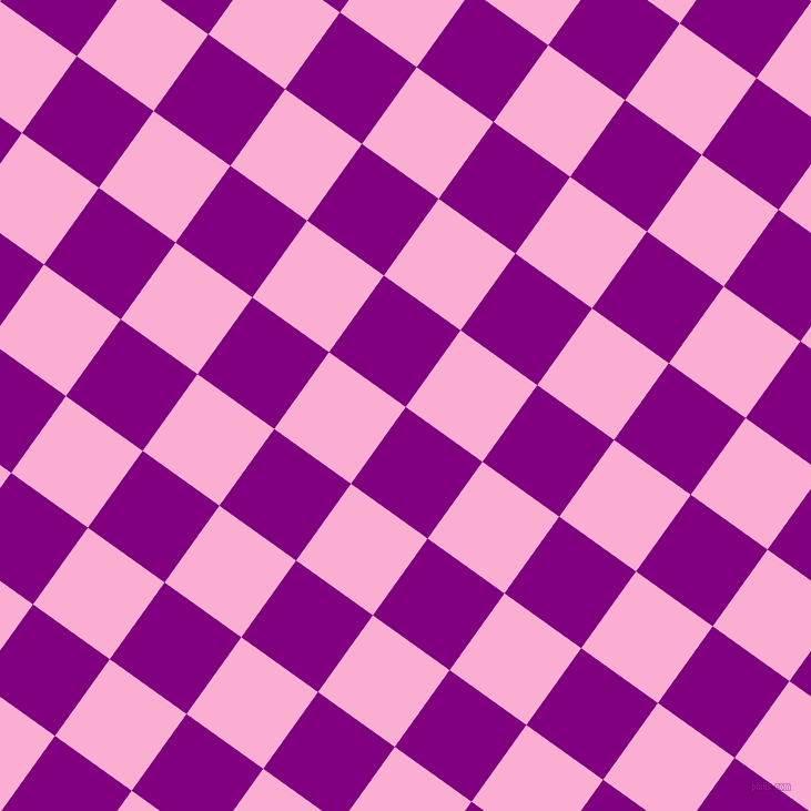 54/144 degree angle diagonal checkered chequered squares checker pattern checkers background, 85 pixel square size, , Purple and Lavender Pink checkers chequered checkered squares seamless tileable
