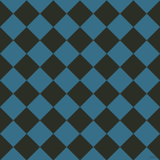 45/135 degree angle diagonal checkered chequered squares checker pattern checkers background, 73 pixel squares size, , Rangoon Green and Astral checkers chequered checkered squares seamless tileable