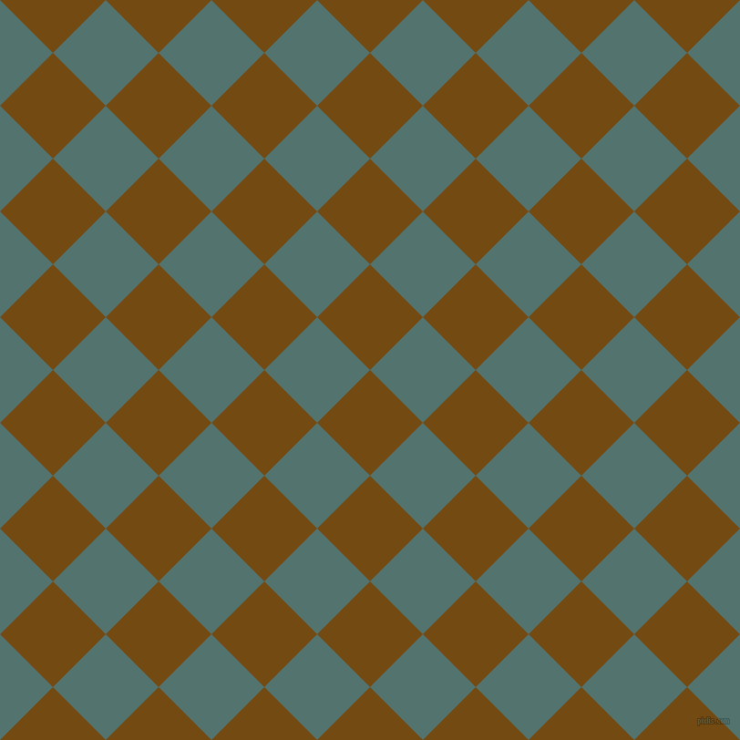 45/135 degree angle diagonal checkered chequered squares checker pattern checkers background, 82 pixel square size, , Raw Umber and William checkers chequered checkered squares seamless tileable