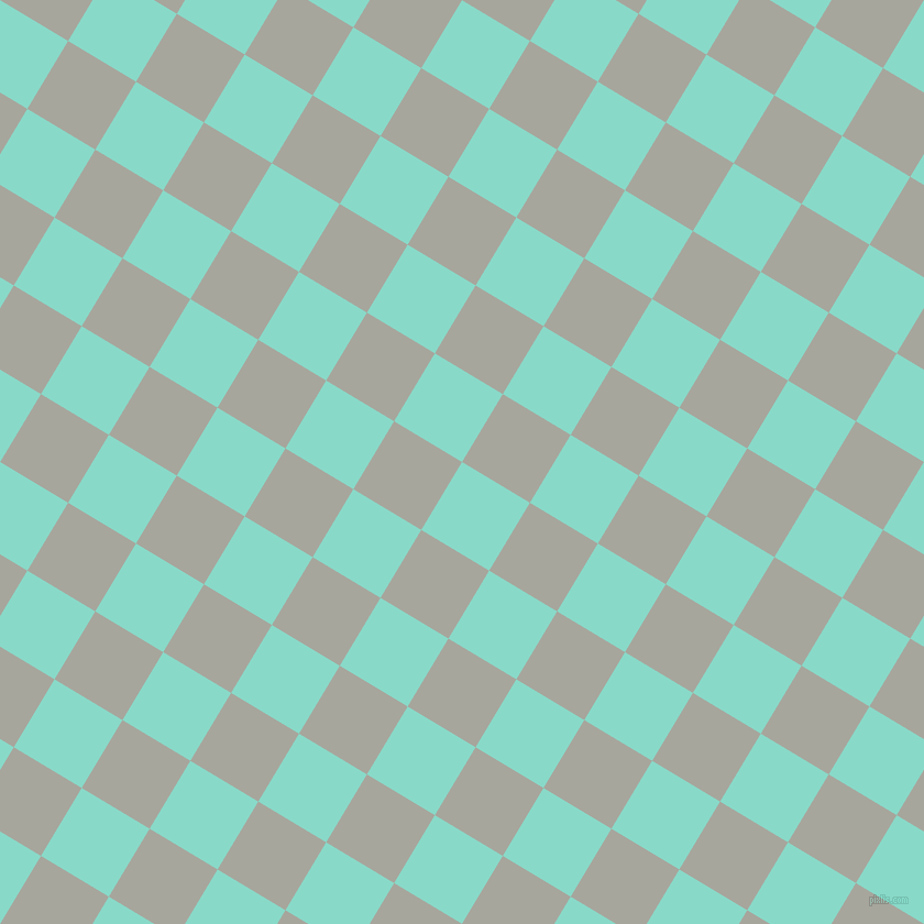 59/149 degree angle diagonal checkered chequered squares checker pattern checkers background, 72 pixel squares size, , Riptide and Foggy Grey checkers chequered checkered squares seamless tileable