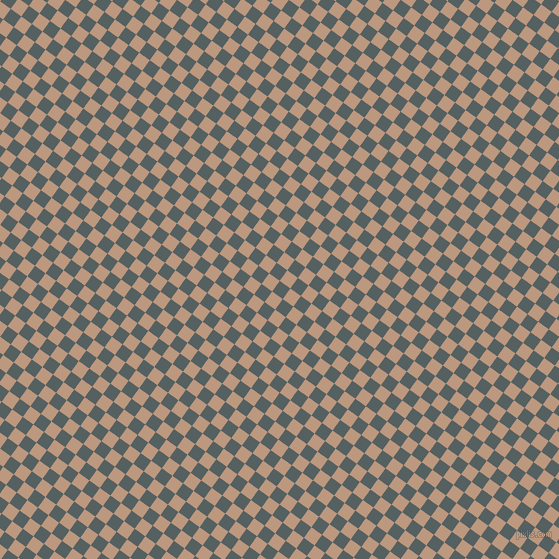 54/144 degree angle diagonal checkered chequered squares checker pattern checkers background, 13 pixel square size, , River Bed and Pale Taupe checkers chequered checkered squares seamless tileable