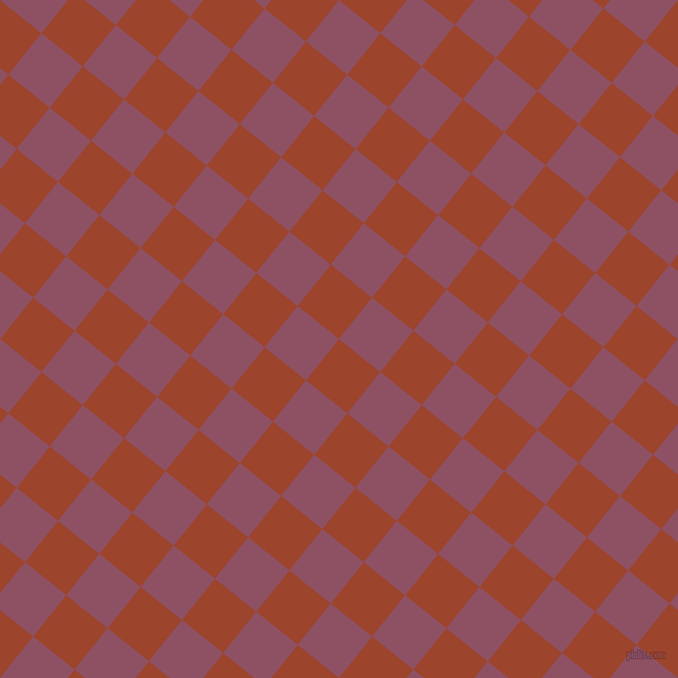 51/141 degree angle diagonal checkered chequered squares checker pattern checkers background, 48 pixel square size, , Rock Spray and Cannon Pink checkers chequered checkered squares seamless tileable