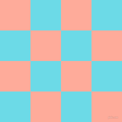 checkered chequered squares checkers background checker pattern, 106 pixel square size, , Rose Bud and Turquoise Blue checkers chequered checkered squares seamless tileable