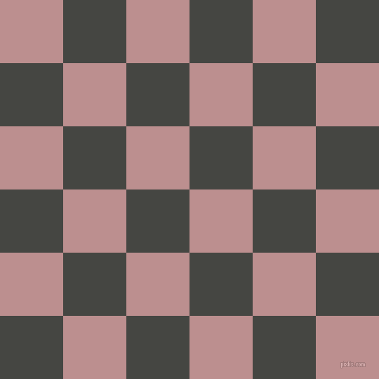 checkered chequered squares checkers background checker pattern, 90 pixel squares size, , Rosy Brown and Tuatara checkers chequered checkered squares seamless tileable