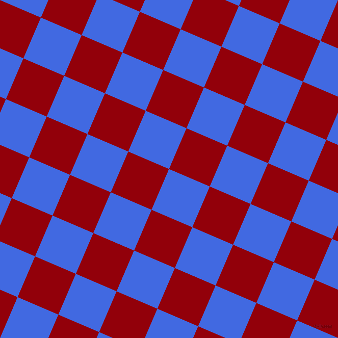 67/157 degree angle diagonal checkered chequered squares checker pattern checkers background, 87 pixel squares size, , Royal Blue and Sangria checkers chequered checkered squares seamless tileable