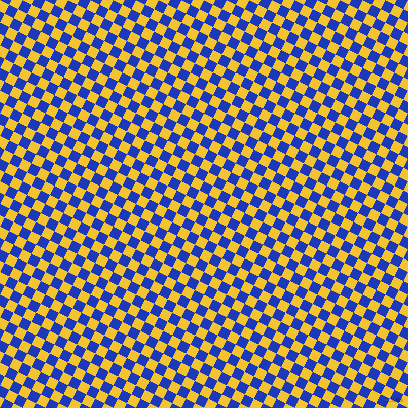 63/153 degree angle diagonal checkered chequered squares checker pattern checkers background, 20 pixel square size, , Saffron and Persian Blue checkers chequered checkered squares seamless tileable