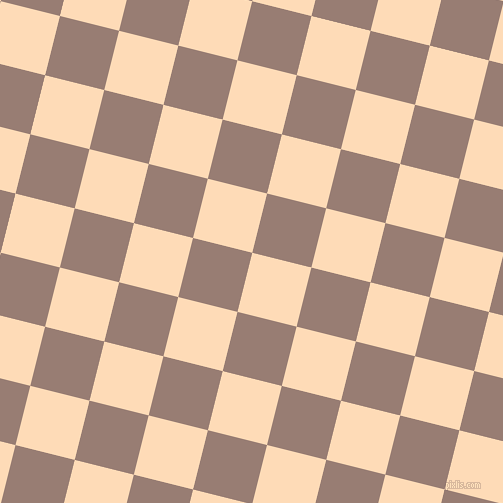 76/166 degree angle diagonal checkered chequered squares checker pattern checkers background, 61 pixel square size, , Sandy Beach and Hemp checkers chequered checkered squares seamless tileable